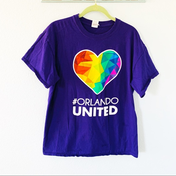 Orlando Pride Shirts Orlando United Orlando Pride Purple Tee Shirt